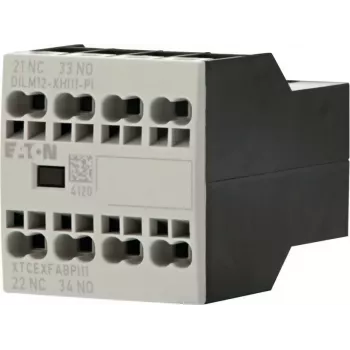Eaton DILM12-XHI11 pomoćni kontaktni blok, 1NO+1NC, prednja montaža, vijčani priključci 199456