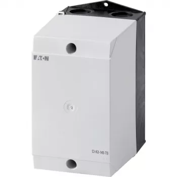 Eaton CI-K prazno kućište za montažu na DIN tračnicu, 100 x 160 x 145 mm, svijetlosiva (RAL 7035), crni poklopac (RAL 9005) 206883