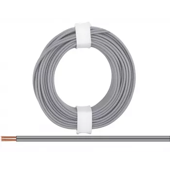 Donau Elektronik 218-99 licna 2 x 0,14 mm² siva 5 m