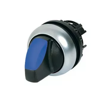 Eaton M22-WRLK-B osvijetljeni okretni prekidač, okretni gumb, 2 položaja, s uskočnicom, crni