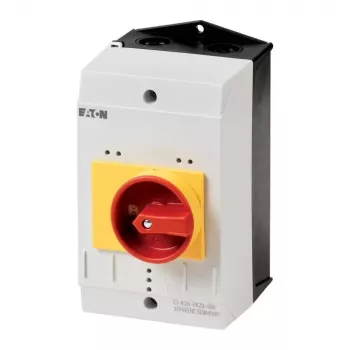 Eaton CI-K2 prazno kućište s prekidačem za nužno isključivanje, 160 x 100 x 130 mm, sivo/crveno/žuto 219655