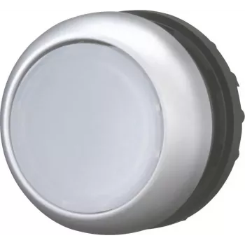 Eaton M22-DRL-W svjetleće tipkalo, ravno, s uskočnicom, crno/metalik/bijeli