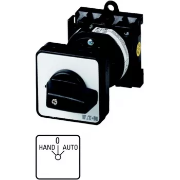 Eaton T0-1-15431/Z prekidač, 1-polni, crno/bijeli