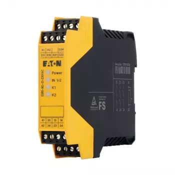 Eaton ESR5-NO-31-230VAC sigurnosni relej, 230V AC, 3 NO sigurnosna kontakta, 1 NC pomoćni, DIN tračnica 119380