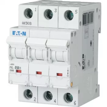 Eaton PXL-B50/3 zaštitni prekidač (MCB) 3-polni 50A tip B 10kA 236405