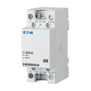 Eaton Installation Contactor FUG Z-SCH230/25-22 230V AC 25A 2NO 2NC DIN Rail 248849