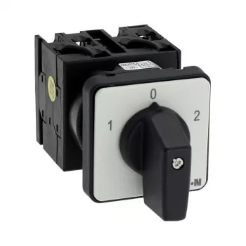 Eaton T0-3-8401/E 3-polni UKLJ-ISKLJ okretni prekidač, 20 A, 690 V AC, crna ručka, prednja montaža 091047