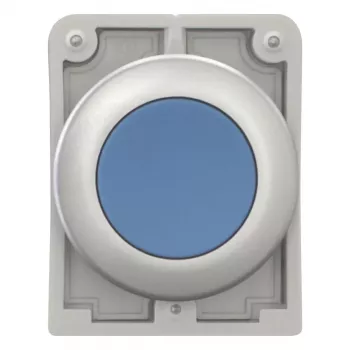 Eaton M30C-FDR-B prekidač, plosnati, okrugli, kromirani, plavi 182947