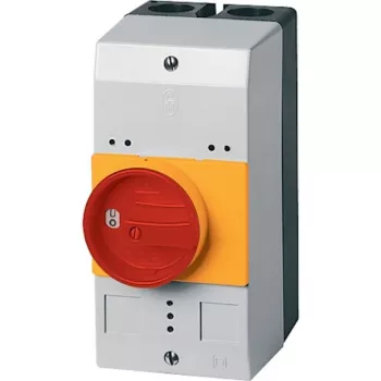 Eaton CI-PKZ0-GRM prazno kućište s prekidačem za nužno zaustavljanje, 158 x 80 x 126 mm, crveno-žuto 260104