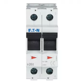 Eaton 2-polni glavni prekidač 20 A 230 V sivi 276259