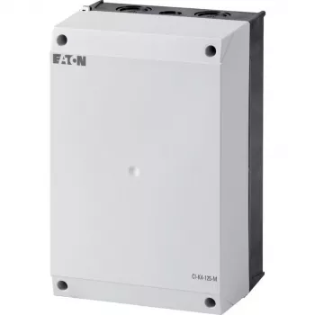 Eaton CI-K4-125 prazno kućište za montažnu ploču, 160 x 240 x 125 mm, svijetlosiva (RAL 7035) / crna (RAL 9005) 206897