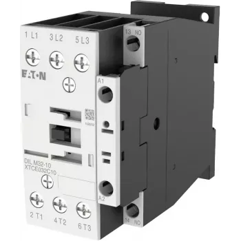 Eaton DILM32-10 24V 50Hz 3-Pole Contactor, 32A, 1NO+1NC, Screw Terminals, DIN Rail 277247