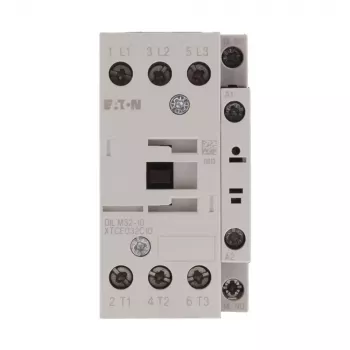 Eaton DILM32-10 24V 50Hz 3-Pole Contactor, 32A, 1NO+1NC, Screw Terminals, DIN Rail 277247