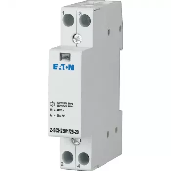 Eaton Z-SCH230/1/25-20 modularni kontaktor, 230V AC zavojnica, 25A, 2 NO, 1 modul 120853