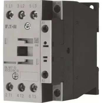 Eaton DILM17-10 kontaktor, 24 V 50 Hz zavojnica, IP00, 56 x 85 mm, crno-bijeli