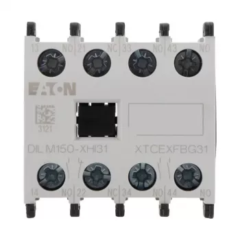 Eaton DILM150-XHI31 pomoćni kontaktni blok, 3NO+1NC, prednja montaža, vijčani priključci 277949