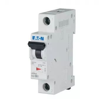 Eaton FAZ-S6/1 zaštitni prekidač, 1-polni, S6 278610