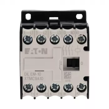 EATON DILEM-10 mini kontaktor, 3-polni, 24 V AC 50 Hz zavojnica, 9 A AC-3, 1 NO pomoćni kontakt 010005