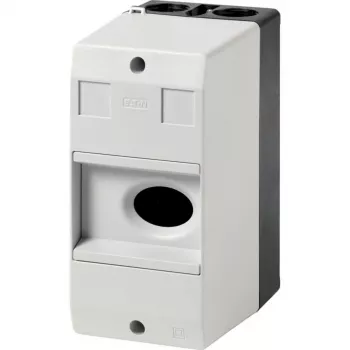 Eaton CI-PKZ01 nadžbukno kućište s integriranim prekidačem, 158 x 80 x 116,5 mm, sivo 281403