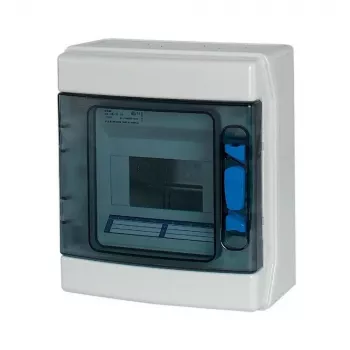 Eaton 174222 IKA-1/6-ST nadžbukni mali razvodnik, 1 red, 6 modulnih jedinica, bijeli