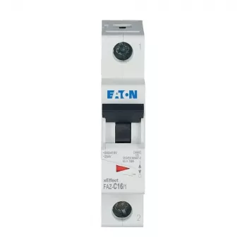Eaton FAZ-C16/1 zaštitni prekidač strujnog kruga (MCB), 1-polni, 16 A, C karakteristika 278561