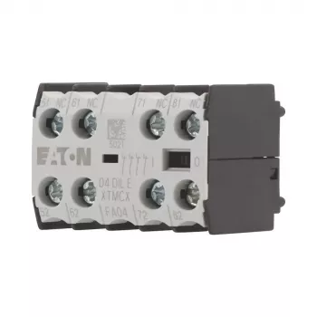 EATON 04DILE pomoćni kontaktni blok, 4 NC, prisilno vođen, prednja montaža, za DILM7-DILM38 kontaktore 010256