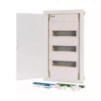 Eaton KLV-36UPP-F podžbukni razvodni ormar, 36 modulnih jedinica, 3 reda, prozirna zatamnjena vrata, bijeli 178802