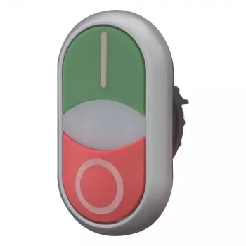 Eaton M22-DDLM-GR-X1 dvostruko tipkalo sa svjetlosnim indikatorom, zeleno-crveno 284830