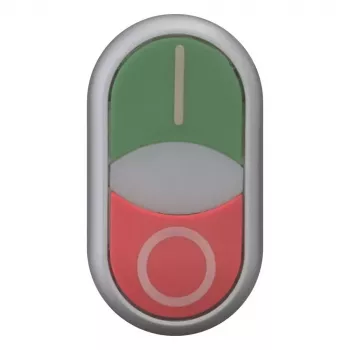 Eaton M22-DDLM-GR-X1 dvostruko tipkalo sa svjetlosnim indikatorom, zeleno-crveno 284830