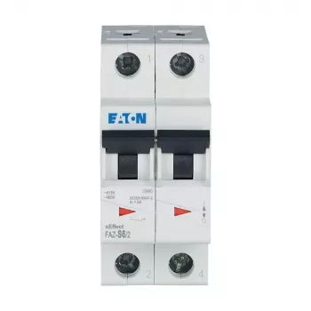 Eaton FAZ-S6/2 automatski osigurač tip S 6A 2-polni 6kA 278809