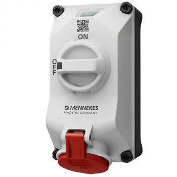Mennekes DUOi 16A 5-Pole 6h 400V IP44 Wall-Mounted CEE Socket 5611506G