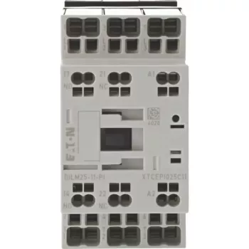 Eaton DILM25-11(RDC24)-PI kontaktor, 3 radna glavna kontakta, zavojnica 24 V DC, 25 A, 11 kW 199288