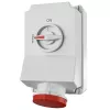 MENNEKES DUO Wall-Mounted Socket 63A 5-Pole 6h 400V IP44 5959A