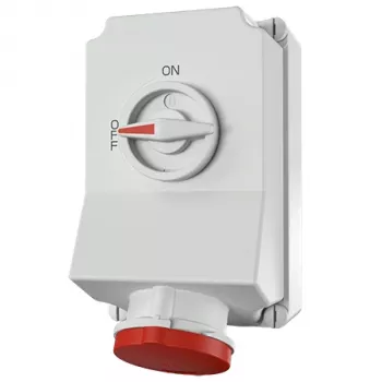 MENNEKES DUO Wall-Mounted Socket 63A 5-Pole 6h 400V IP44 5959A