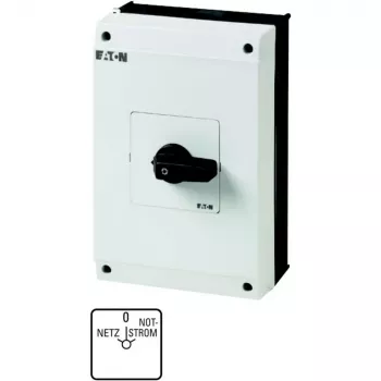 Eaton T5B-4-8902/I4 4-polna kamasta sklopka, 20 A, 690 V AC, crno-bijela 207237