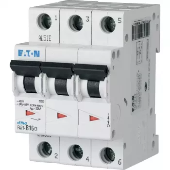 Eaton FAZT-C16/3 3-polni 16 A C-karakteristika prekidač za zaštitu strujnog kruga 240895