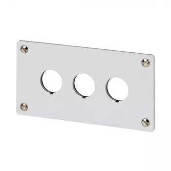 Eaton M22-E3Q aluminijsko kućište za upravljačku stanicu, sivo, 3 izreza, IP65 216544