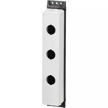Eaton M22-FI3 nadgradno kućište, 3 pozicije, siva plastika, IP66/IP67/IP69K