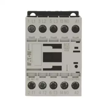 Eaton DILM7-10 3-polni kontaktor, 230V 50Hz / 240V 60Hz zavojnica, 1NO pomoćni kontakt, 3kW AC-3 400V 276550