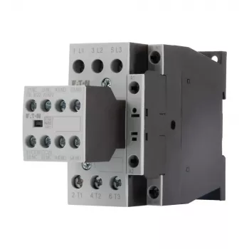 Eaton DILM25-32 3-Pole Power Contactor, 230 V AC Coil, 11 kW, 25 A, 3NO + 2NO/2NC Auxiliary 277228