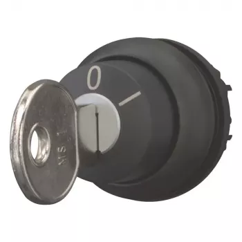 Eaton M22S-WRS pogon izbornog prekidača na ključ, 2 položaja, ukočeni, crni 216889