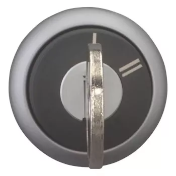 Eaton M22-WRS-X95 pogonski prekidač s ključem, 3 položaja, s uskočnicom, crni plastični prednji prsten, X95 ključ 228026