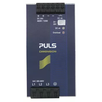 PULS DIMENSION QT20.241 3-Phase DIN Rail Power Supply 24V DC 20A
