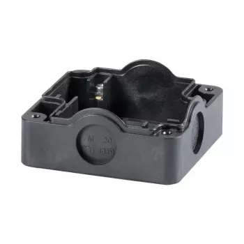 Eaton 229753 osnovna ploča za razvodnu kutiju, vijčana montaža, crna, 85 x 85 x 101 mm