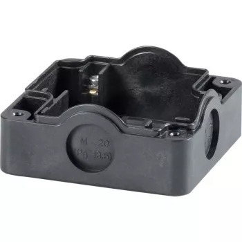 Eaton 229753 osnovna ploča za razvodnu kutiju, vijčana montaža, crna, 85 x 85 x 101 mm