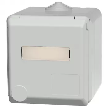 MENNEKES Cepex Wall-Mounted Socket 16A 5-Pole 6h 400V IP44 Red 4135