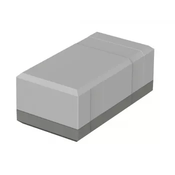 Bopla EG 1250 stolno kućište, 125 x 67 x 50 mm, polistiren, svijetlosiva RAL 7035 32125002