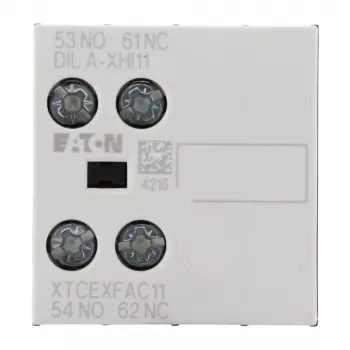 Eaton DILA-XHI11 276421 blok pomoćnih kontakata, 45 x 117 x 68 mm, -25 do 60 °C, crno-bijeli