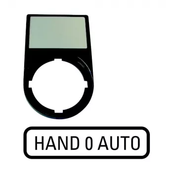 Eaton M22S-ST-D12 pločica s oznakom za preklopke, 0-1, bijela 216493