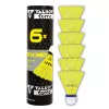 TALBOT TORRO Tech 350 najlonska badminton loptica, srednja brzina, žuto-plava 479103